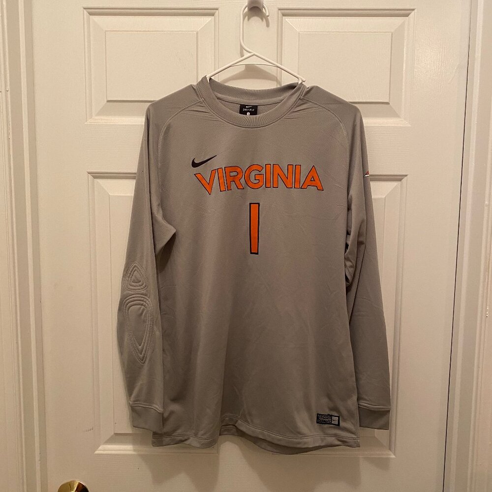 Virginia UVA Cavaliers Women's Soccer #1 Game Worn Nike Goalie Jersey Large